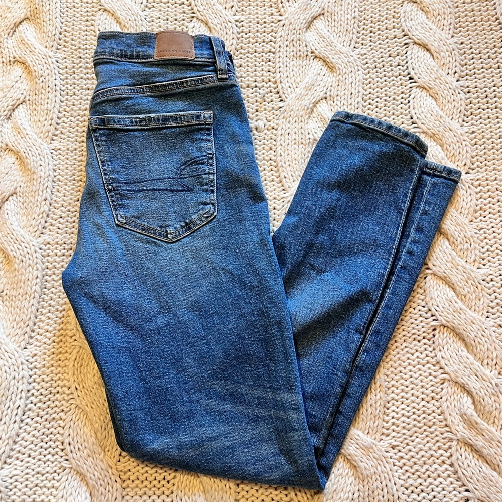 American Eagle Classic Blue Denim Jeans 6‎ regular